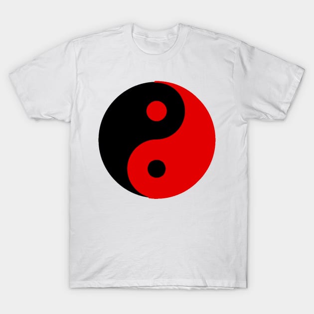 Yin Yang in black and green T-Shirt by NovaOven